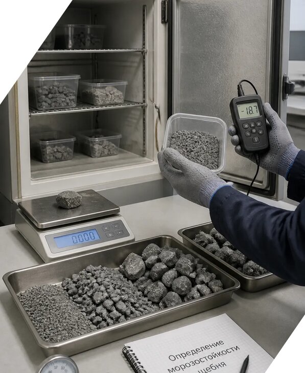 Определение морозостойкости щебня в Урюпинске от 3605 р. | ЭкспертизаРоссия